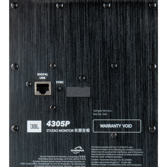 4305P Studio Monitor | Powered Bookshelf Loudspeaker System